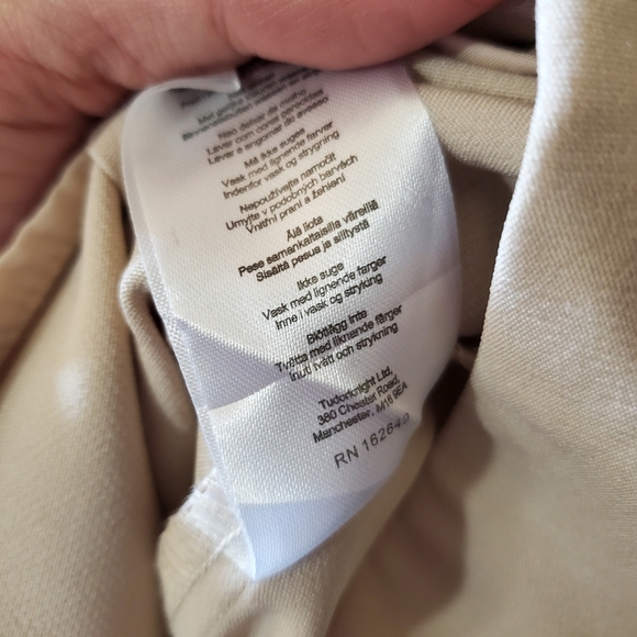 4th + Reckless Straight Leg High Waist Cream Baggy Dress Pants Ladies Size XS - Picture 2 of 10